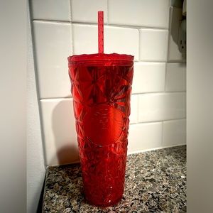 Starbucks 2023 Red Holiday Christmas Tumbler 24 oz. Venti Size